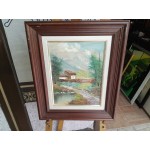 Средна картина масло на платно Испания - 3656 - КА42